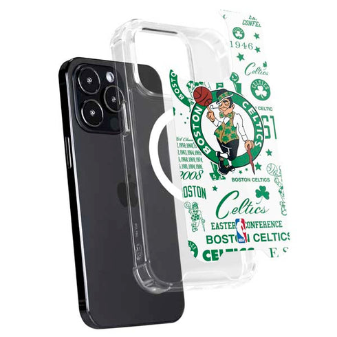 NBA Boston Celtics Historic Blast iPhone 15 Pro MagSafe Case